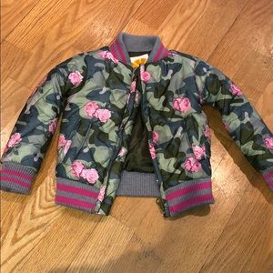 C & C California toddler 2t camp floral bomber